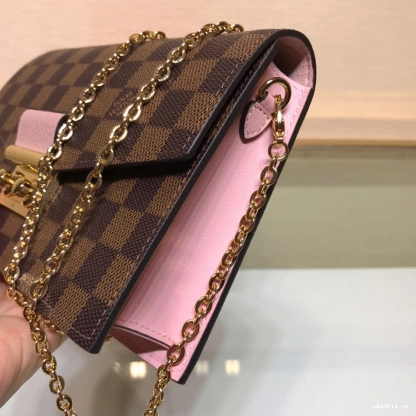 WIS WALLET CROISETTE VUITTON LOUIS CHAIN 0129